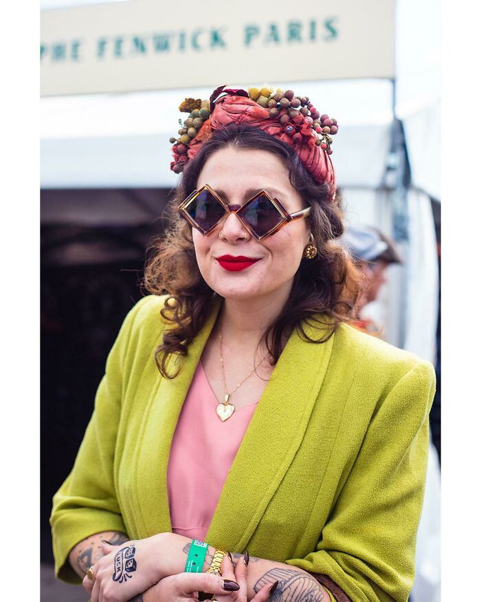 Snapped This Lady At A Vintage Fair! Aren’t Those Glasses Amazing??