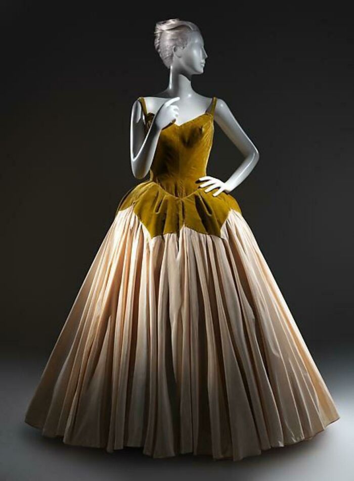 A Petal Vintage Evening Dress By Charles James, 1951