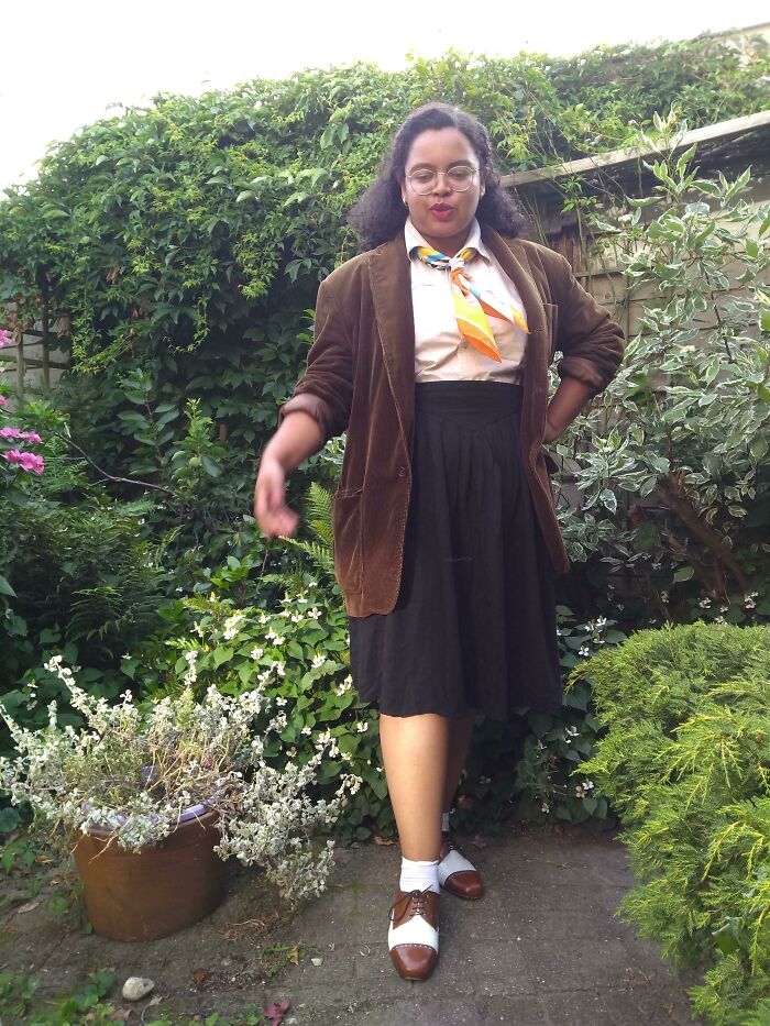 I Tried To Dress Like A 1940s Librarian, Ended Up 1980s Secretary