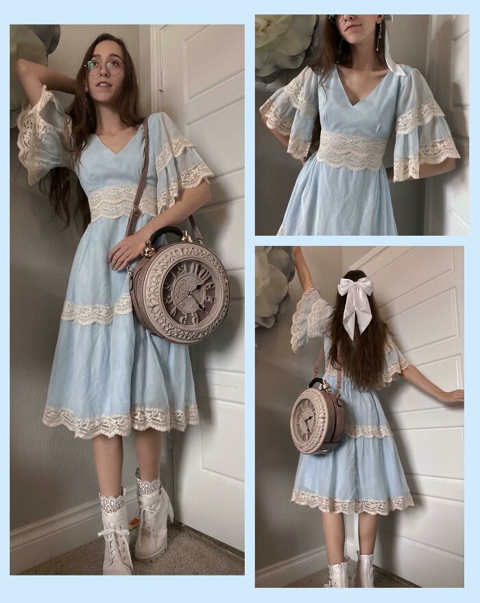 Feeling Like Alice In Wonderland In This 70s Dress 🐇
