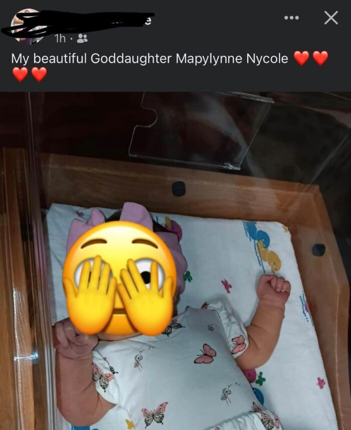 I've Heard Some Wild Names But I'll Admit I Never Would've Thought Of Mapylynne