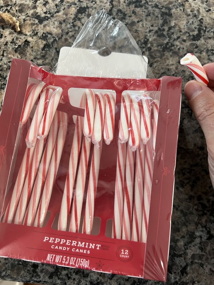 Hollow Candy Canes From Target