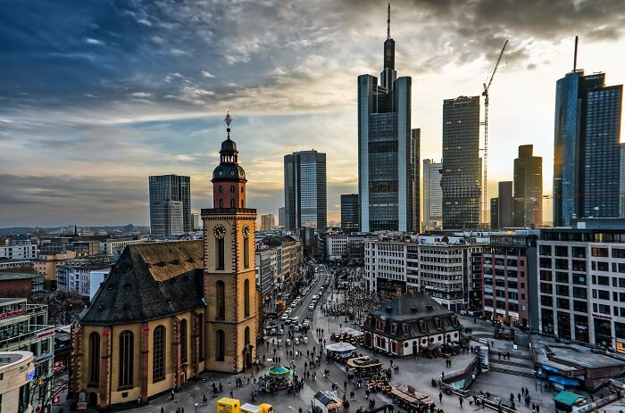 View of Frankfurt city