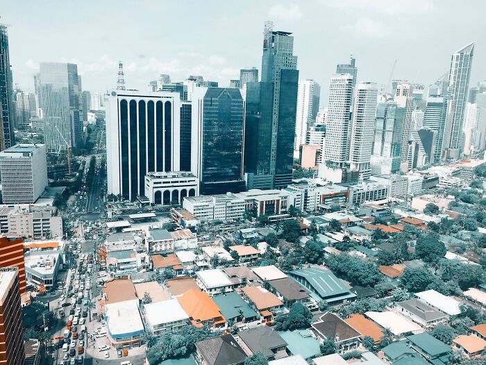 View of Manila city