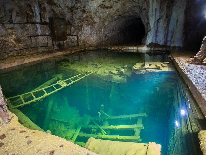 This Abandon Mine Shaft In A Russia Mountain