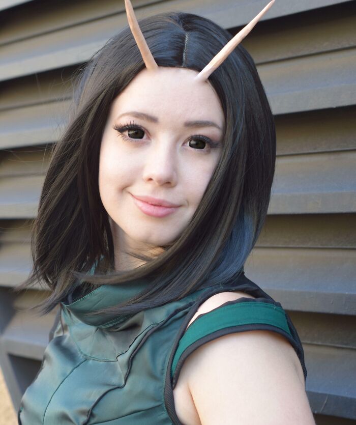 Person cosplaying Mantis from Guardians of the Galaxy 2