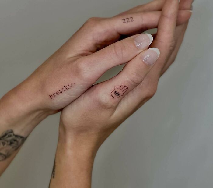 Small hand tatoos