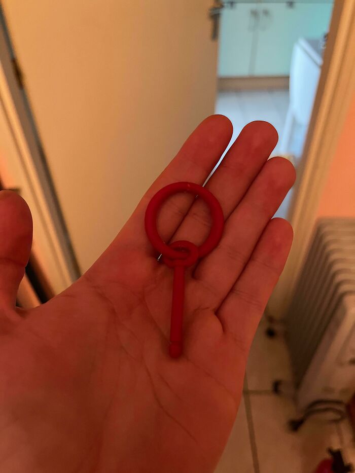Weird Plastic Red "Key" That I Found In My Apartment After The Firefighters Left After A Fire