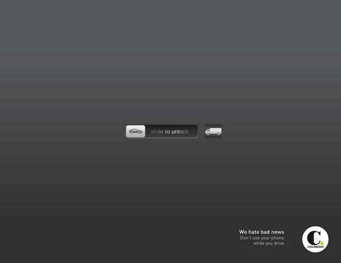 Clever Texting Ad By El Colombiano