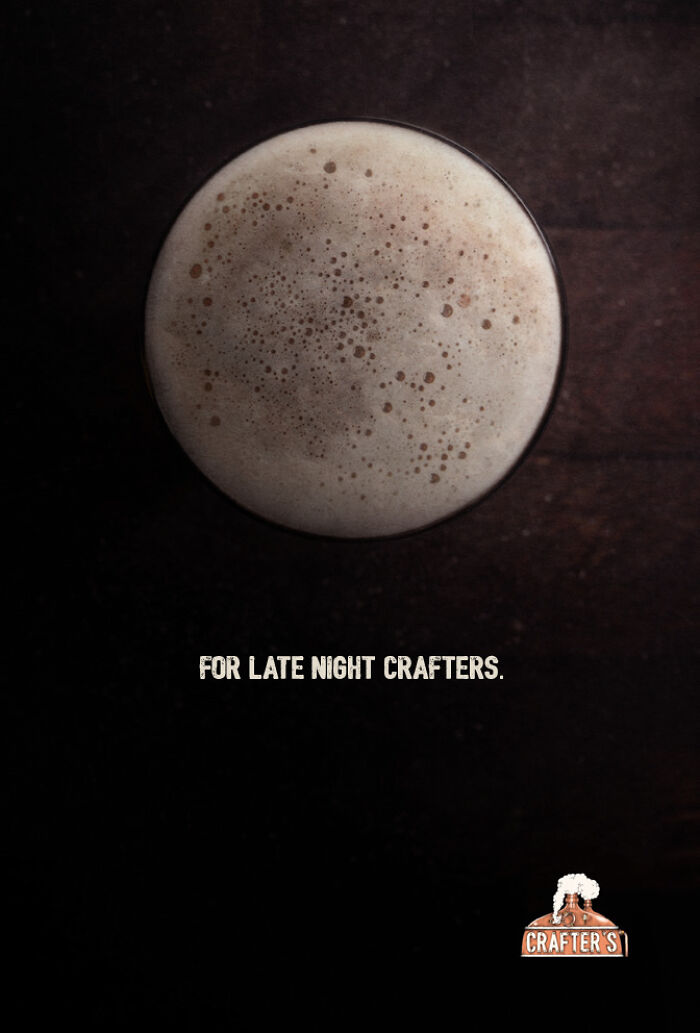Simple Yet Creative Beer Advert