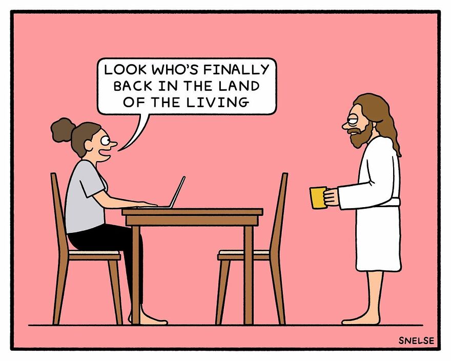 “My Sole Aim Is To Make People Laugh”: New Sarcasm-Filled Comics And Illustrations By Cartoonist Steve Nelson