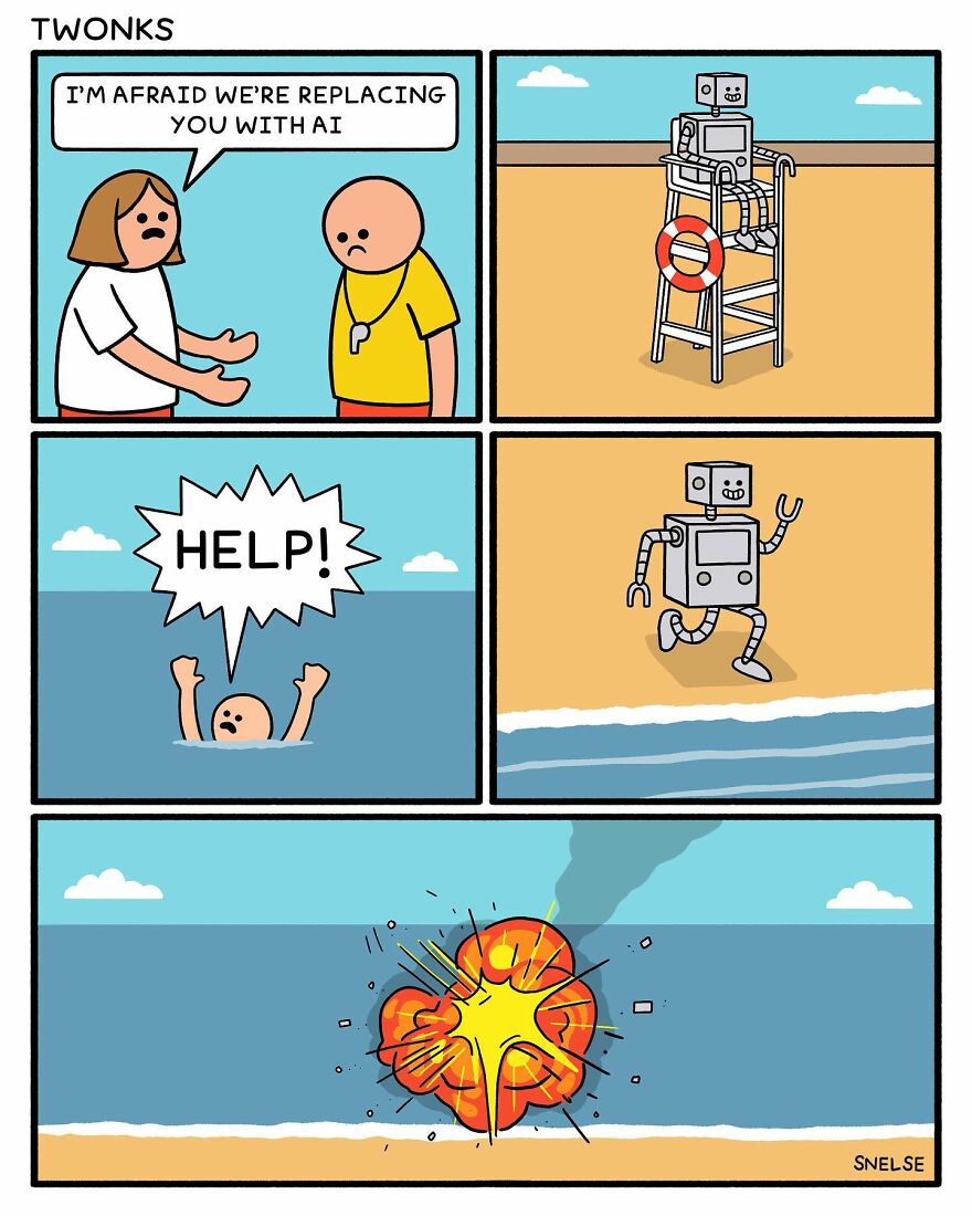 “My Sole Aim Is To Make People Laugh”: New Sarcasm-Filled Comics And Illustrations By Cartoonist Steve Nelson