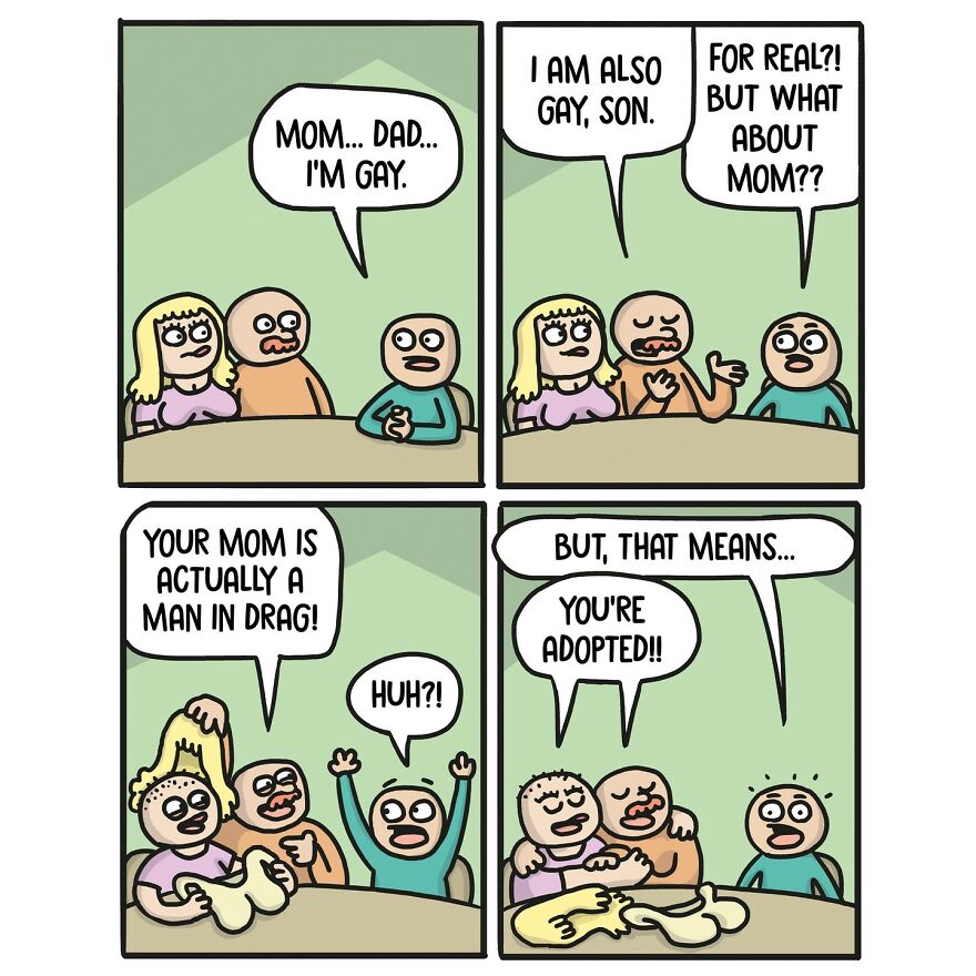 Meet Artist’s Dark-Humored Comics With Unexpected Twists