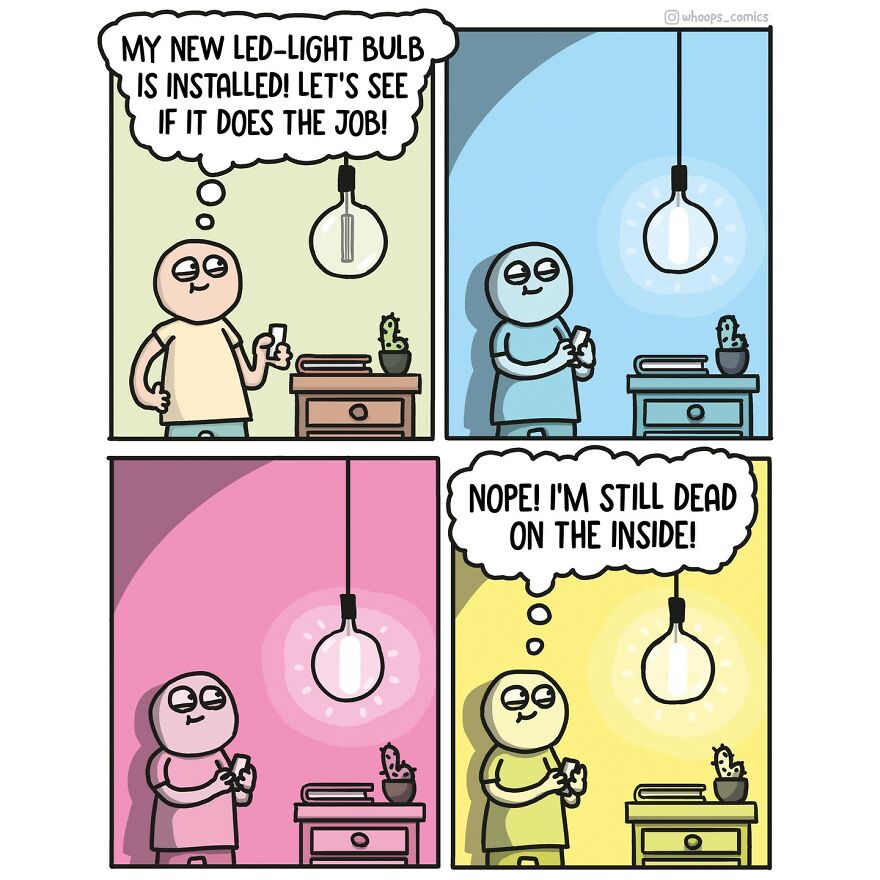 Meet Artist’s Dark-Humored Comics With Unexpected Twists