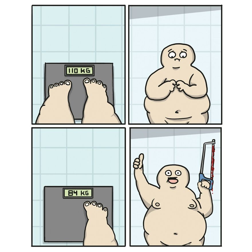 Meet Artist’s Dark-Humored Comics With Unexpected Twists