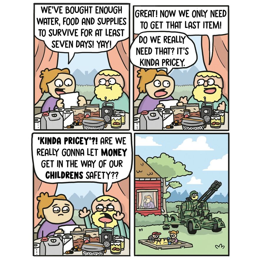 Meet Artist’s Dark-Humored Comics With Unexpected Twists