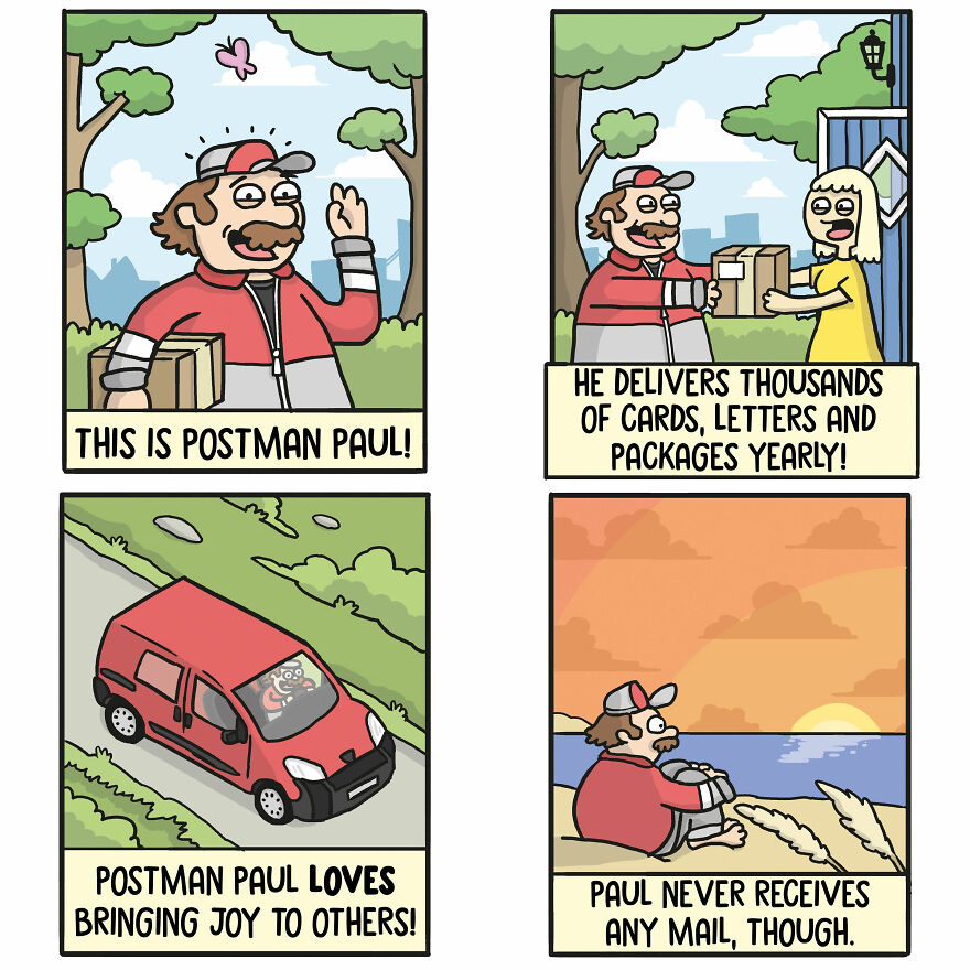 Meet Artist’s Dark-Humored Comics With Unexpected Twists