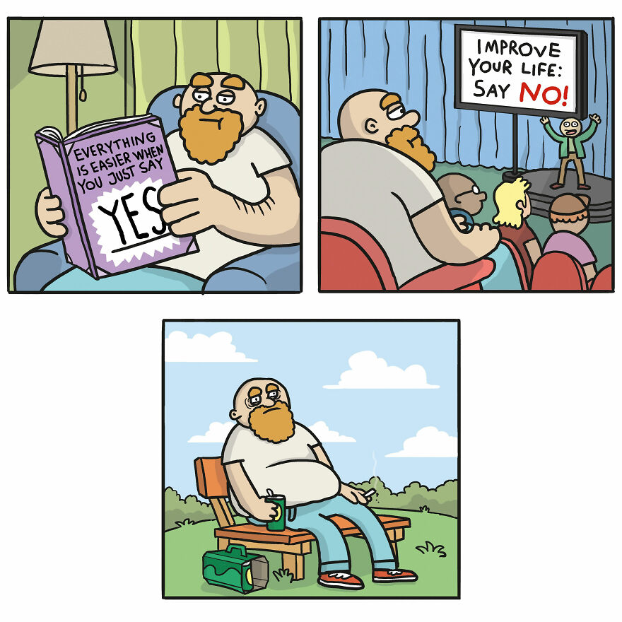 Meet Artist’s Dark-Humored Comics With Unexpected Twists