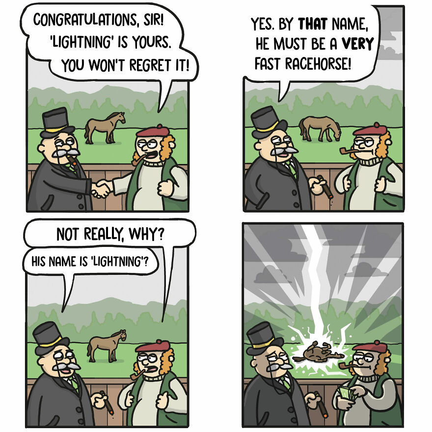 Meet Artist’s Dark-Humored Comics With Unexpected Twists