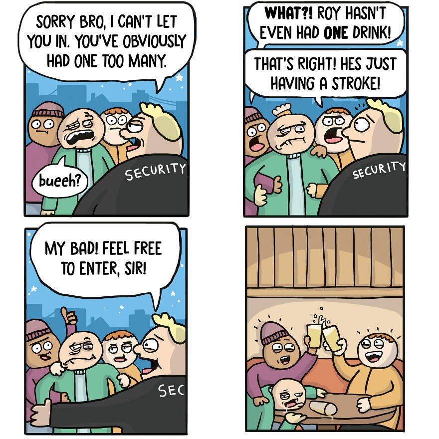 Meet Artist’s Dark-Humored Comics With Unexpected Twists