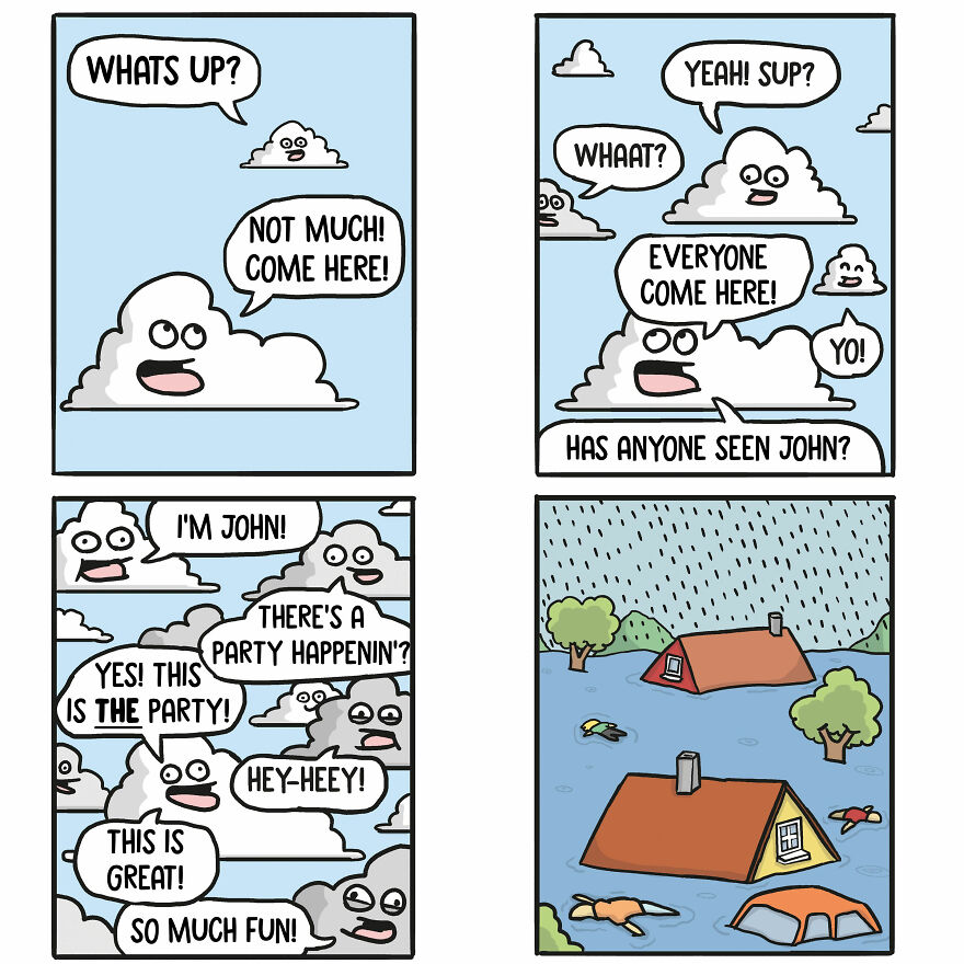 Meet Artist’s Dark-Humored Comics With Unexpected Twists