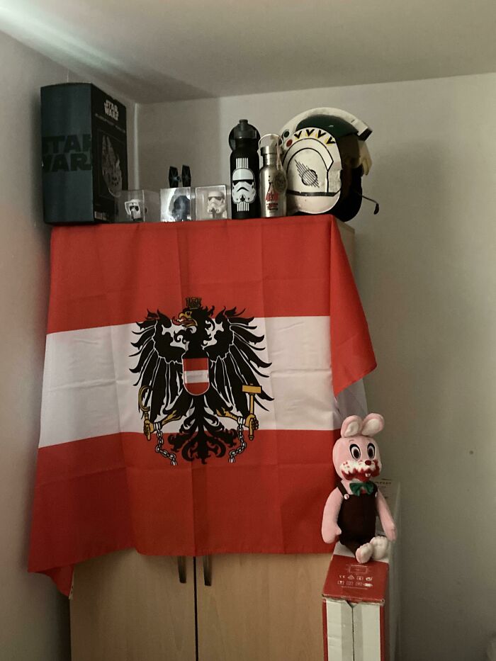 My Landlord (Shared House) Told Me To Take Down My Flag Or I Would Be Evicted. I'm Austrian. I Don't Know If I Should Be Offended Or Astonished By His Stupidity