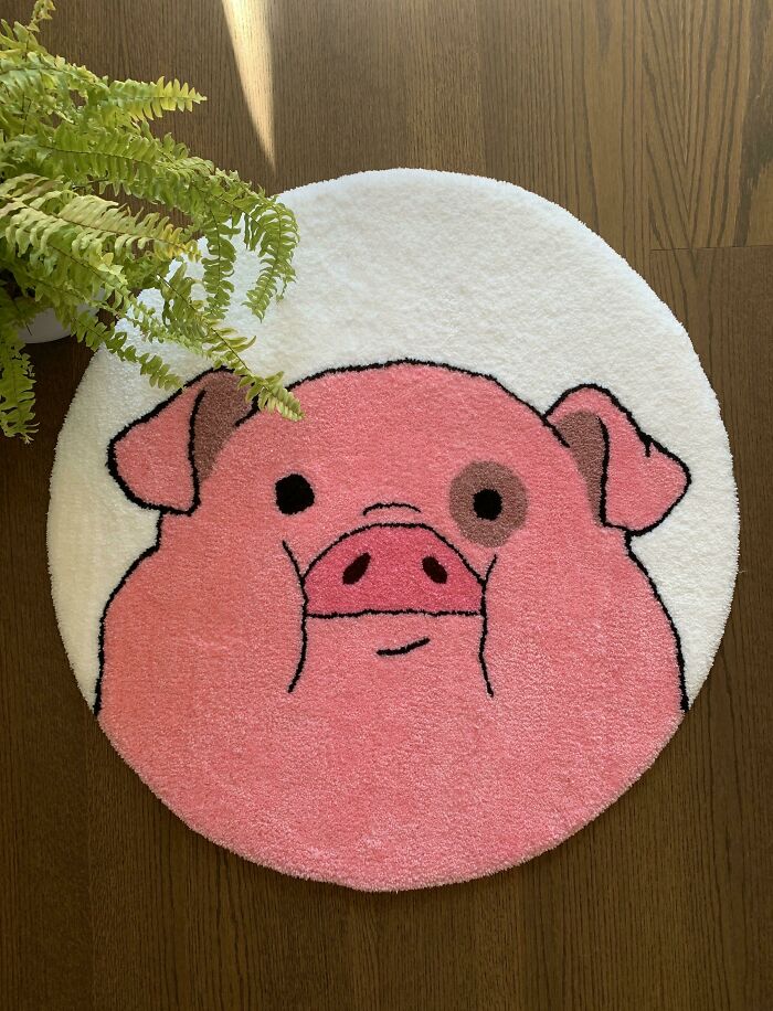 Colorful Waddles from Gravity Falls rug