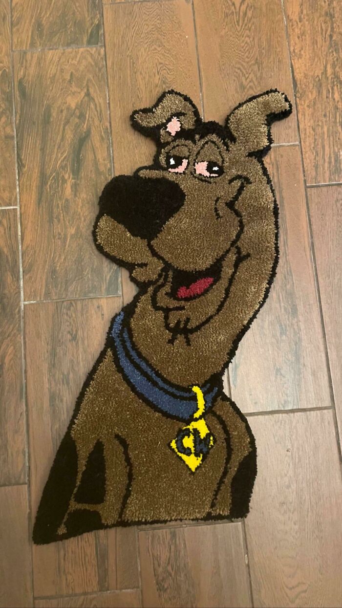 Colorful Scooby Doo rug