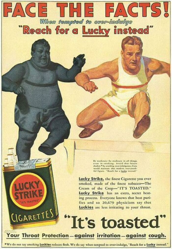 This Lucky Strike Cigarettes Ad From 1931