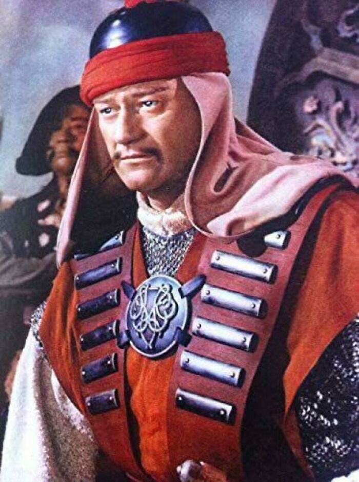 Idk If It’s Already Been Posted, But *john Wayne* Plays Genghis Khan In The 1956 Movie *the Conquerer*