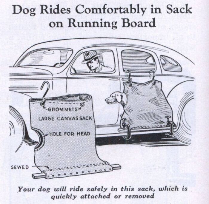 The "Dog Sack" Invention, Which First Appeared In The June 1935 Issue Of Popular Mechanics