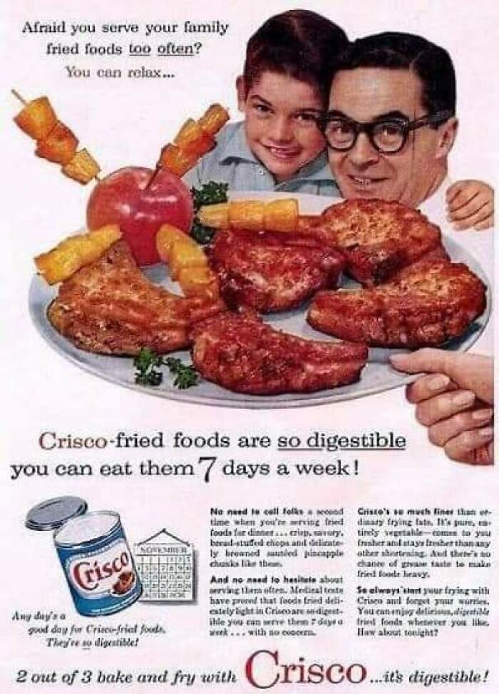 Crisco Shortening - It's Digestable! (1955)