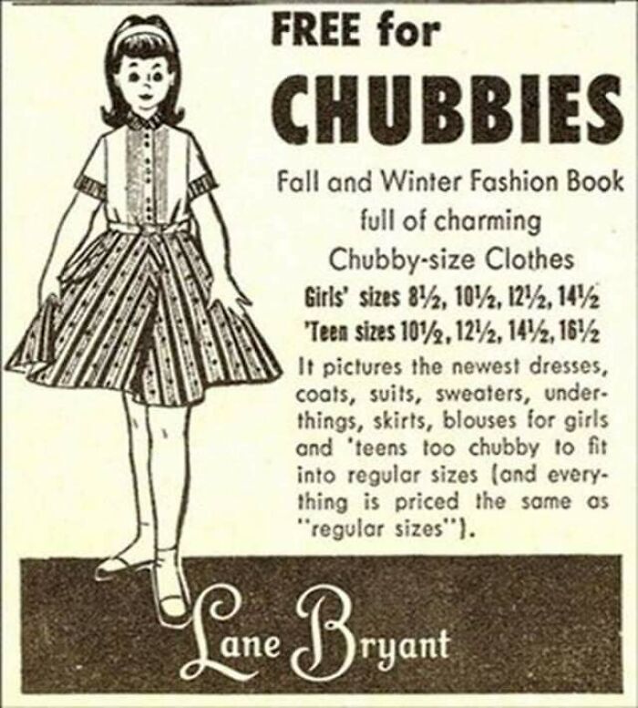 Free For Chubbies (Lane Bryant, 1960s)