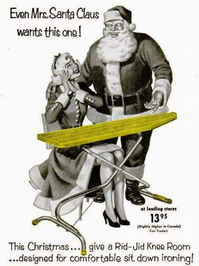This Christmas, Get That Special Lady In Your Life An Ironing Board (1963)
