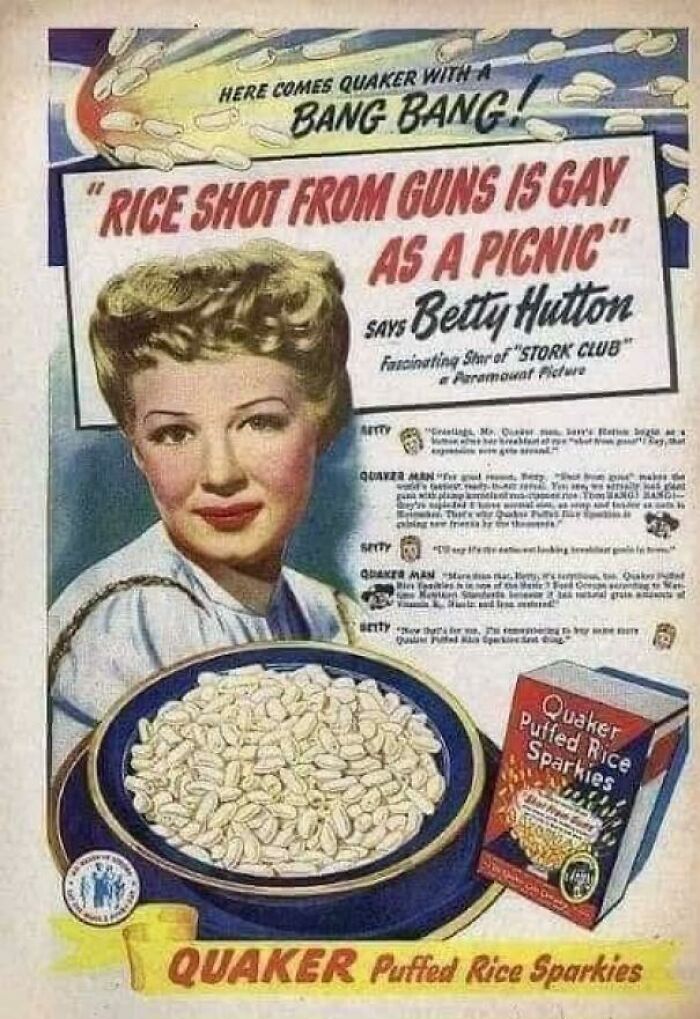 1940s Puffed Rice Ad