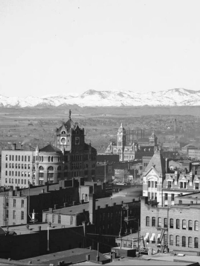Denver 1880s: None Of The Buildings In This Photo Have Survived To The Present Day