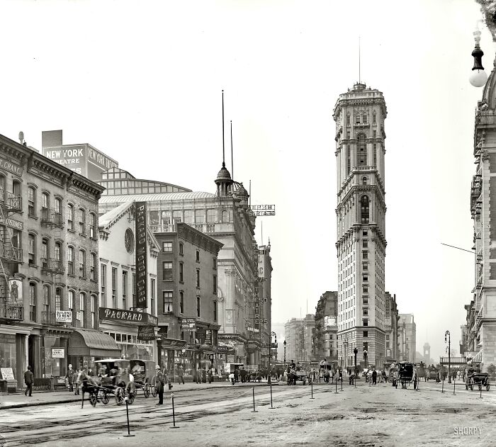 La vieja Times Square (1904)