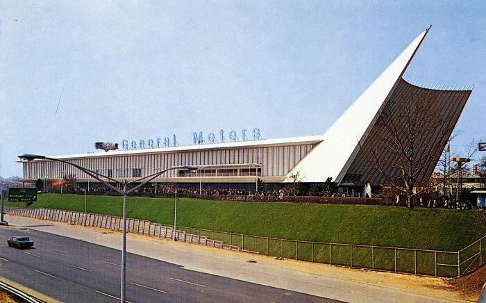 The General Motors Pavilion At The 1964 New York World's Fair, Aka 'Futurama,' Also The Source Of The Name Matt Groening Gave His Show From Visiting The Futuristic Attraction As A Kid. Torn Down After The Fair Ended, 1965