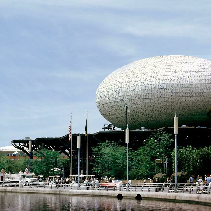 Ibm Pavilion "The Egg," 1964 World's Fair. Charles And Ray Eames Architects