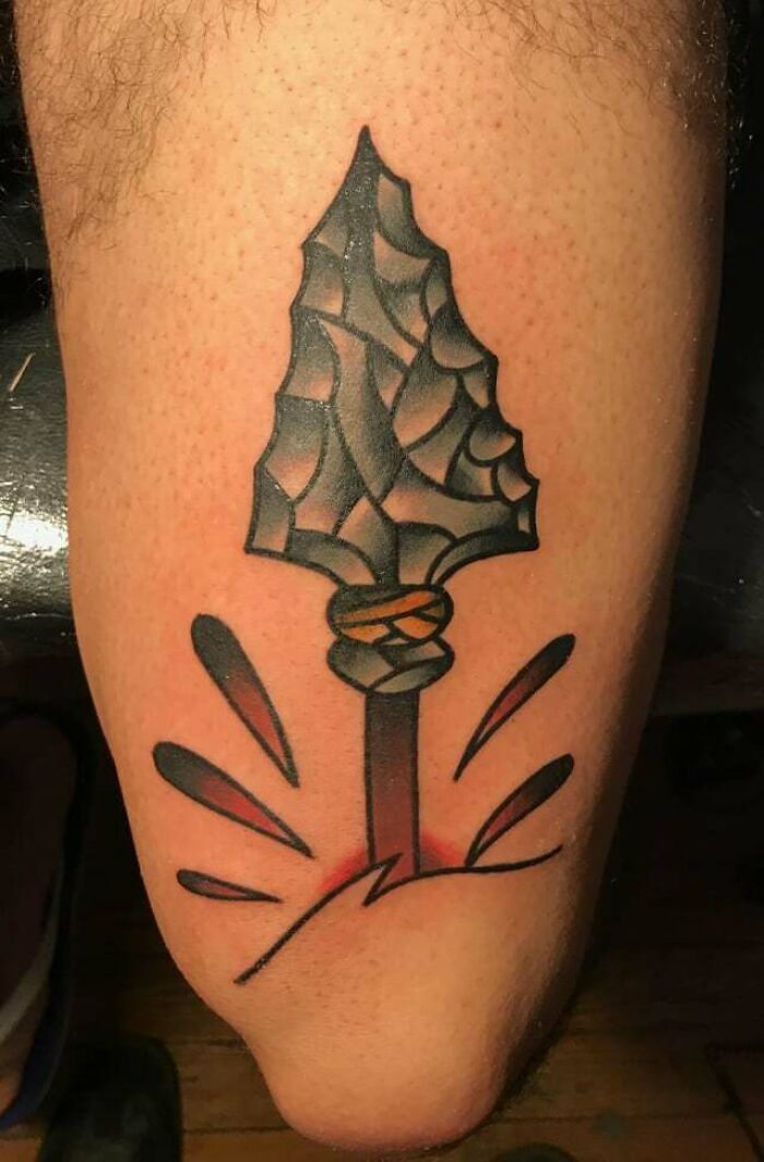 Primitive arrow tattoo 