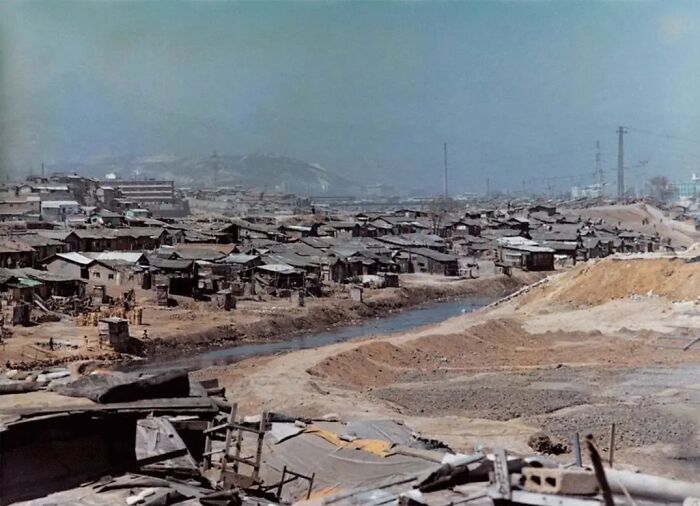 Shantytowns Of Seoul, South Korea In 1960s