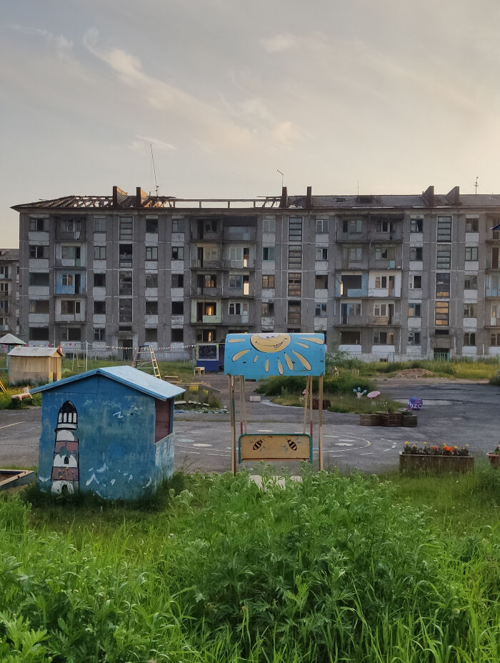 Escuela infantil en un asentamiento cerca de Vorkuta
