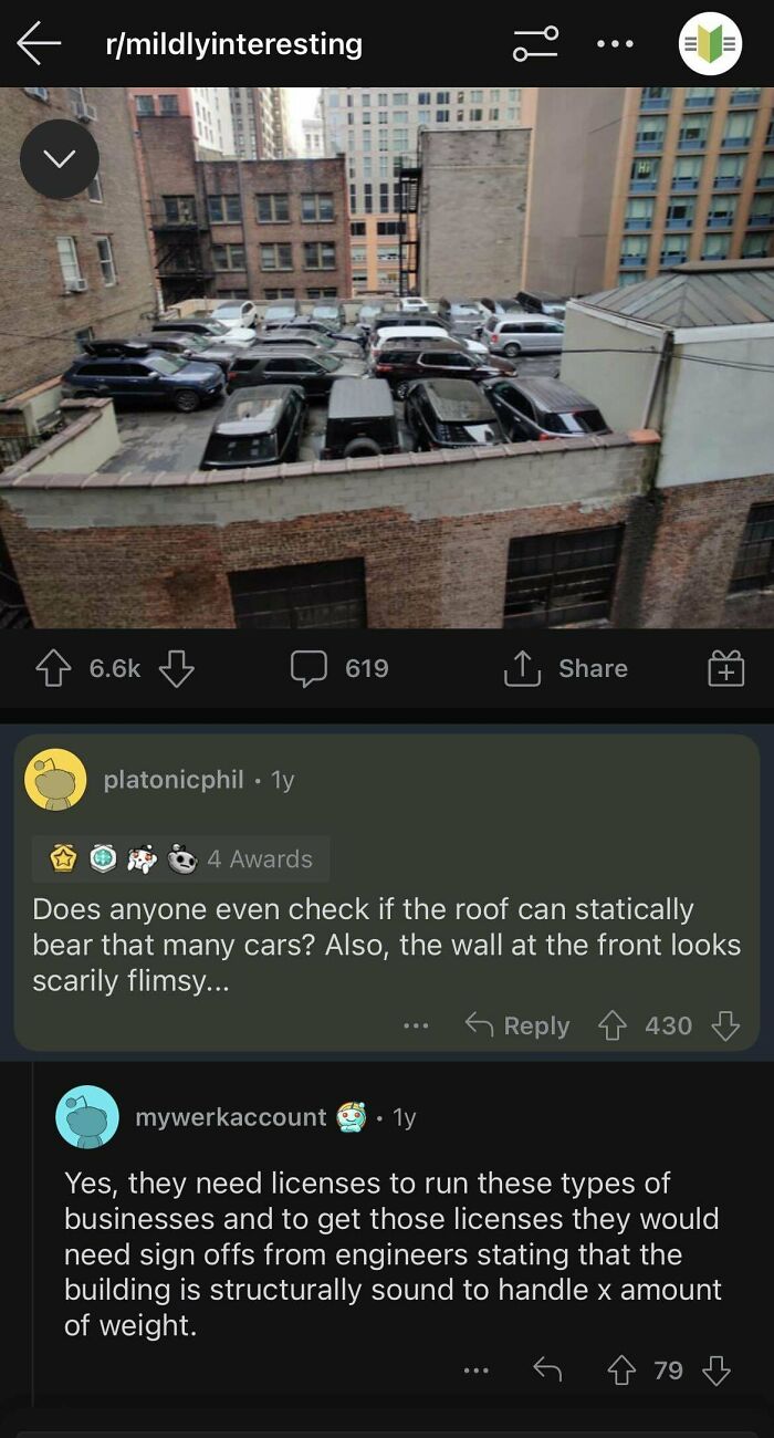Redditor Questions Whether A Parking Garage Is Stable And Is Assured That It Is, One Year Before It’s Collapse