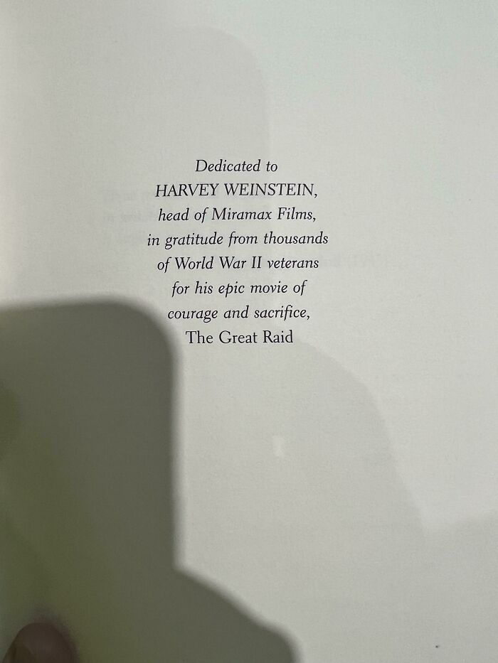 The Dedication Of My Library Book