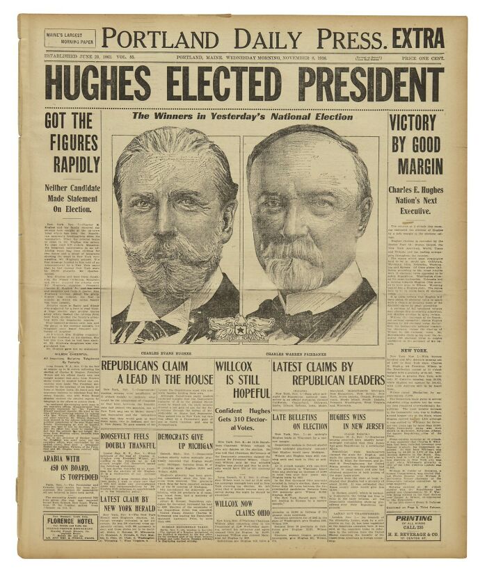 (Hughes Was Not Elected President)