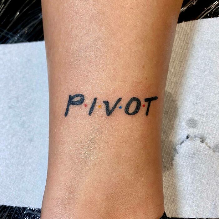 Pivot leg tattoo