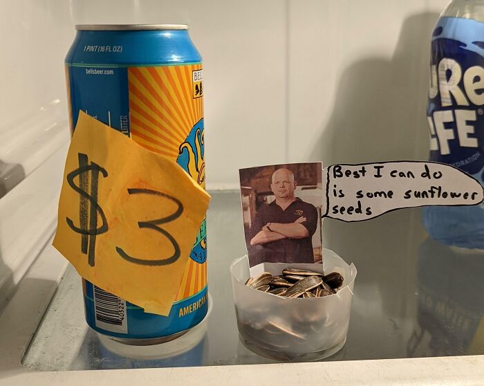 Coworker Put A Price On A Beer In The Fridge, I Decided To Haggle The Price Down
