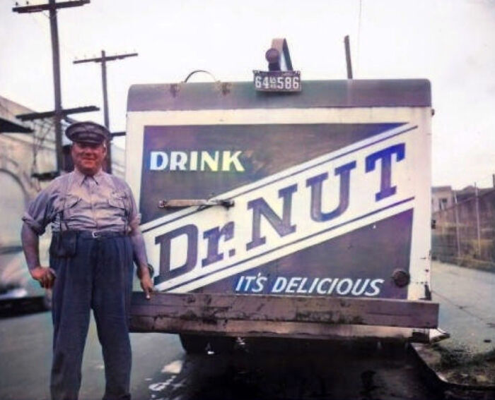 Dr. Nut Was An Almond Flavored Beverage – In New Orleans We Call Them “Cold Drinks,” But Never “Soda” Or “Pop” – With An Aroma Similar To Amaretto. [1930]