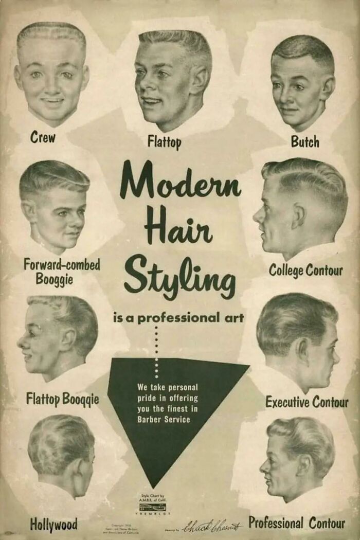 1956 "Modern Hair Styling"