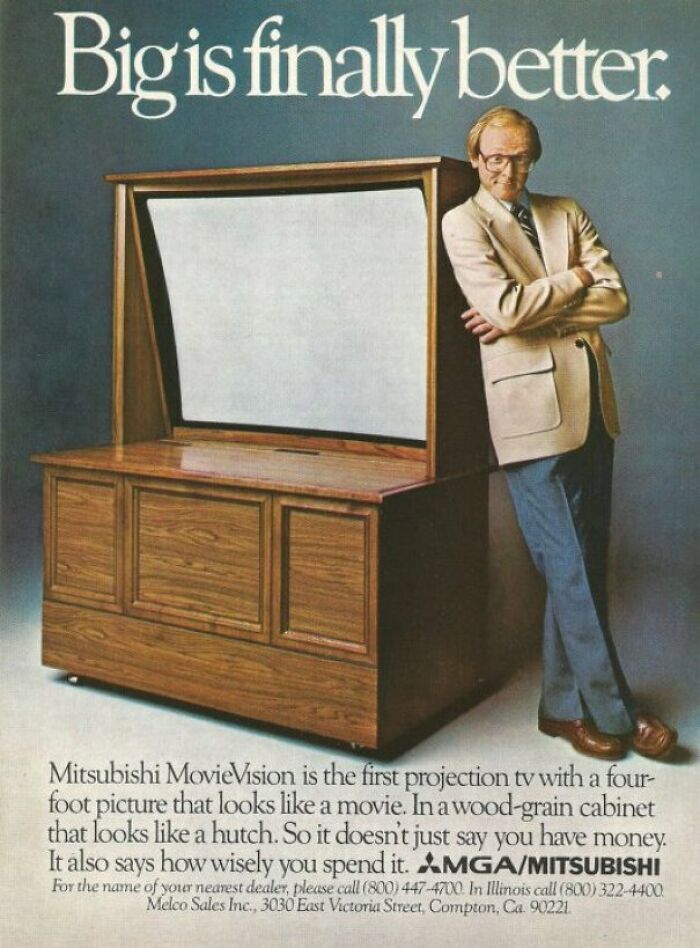 Mitsubishi Movievision Projection TV (1979)